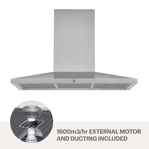 Amore 90cm quiet wallmount rangehood WMGIULIA9-M16