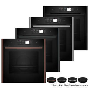 NEFF N90 Flex Design 60cm Vario Steam Oven, 6.8" TFT, Black