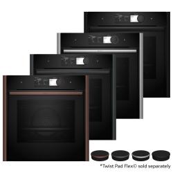 NEFF N90 Flex Design 60cm Full Steam Oven, 6.8" TFT, Black
