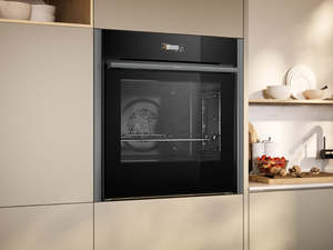 NEFF N70, 60cm Built-in Oven 3.7" Full Touch TFT Display, Graphite Grey