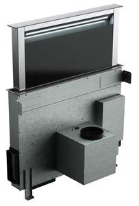 Rangehoods: Award In-bench 60cm Rear Riser Downdraft