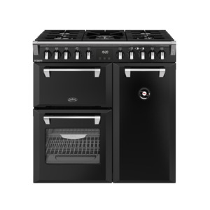 Appliances: BELLING 90CM RANGE COOKER DLX DF BLACK