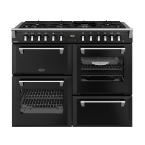 BELLING 110CM RANGE COOKER DLX DF BLACK