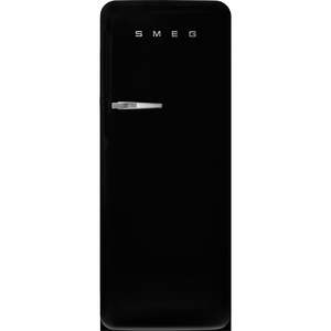 Appliances: SMEG FAB28 50's Style Retro Refrigerator Right Hand Hinge 270L Matt Black