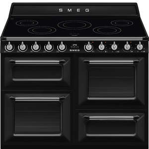 SMEG Victoria Induction Freestanding Cooker 110cm Black