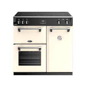 Electric Freestanding Ovens: BELLING 90CM RANGE COOKER DLX IND CREAM