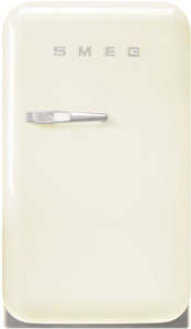 Refrigeration: SMEG FAB5 50's Style Retro Mini Bar Right Hand Hinge 34L Cream