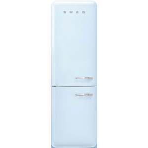 SMEG FAB32 50's Style Retro Refrigerator Left Hand Hinge 331L Blue