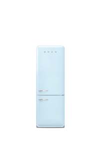 SMEG FAB38 50's Style Retro Refrigerator Right Hand Hinge 481L Pastel Blue