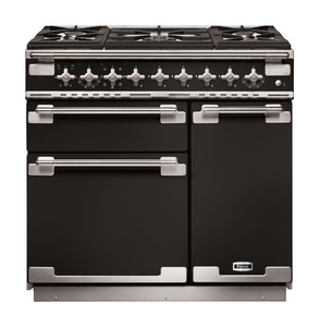 Cooking: FALCON ELISE 90CM DUAL FUEL RANGE COOKER CHROME