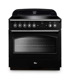 FALCON CLASSIC FX90 INDUCTION SINGLE OVEN COOKER CHROME