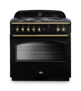 FALCON CLASSIC FX90 DUAL FUEL SINGLE OVEN COOKER BRASS