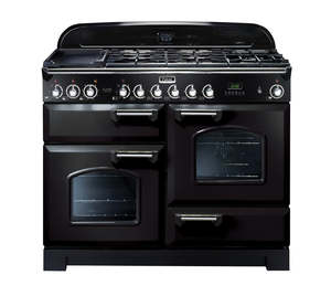 FALCON CLASSIC DELUXE 110CM DUAL FUEL COOKER CHROME