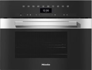 Miele DGM 7440 PureLine CleanSteel Steam Oven with Microwave