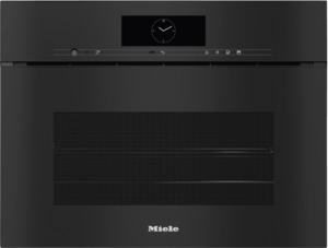 Miele DGC 7845 HCX Pro Pureline Obsidian Black Combi Steam Oven