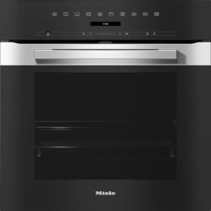 Single Wall Ovens: Miele H7260 BP PureLine CleanSteel Pyrolytic Oven