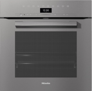 Single Wall Ovens: Miele H7464 BP Graphite Grey Pyrolytic Oven
