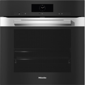 Single Wall Ovens: Miele H7860 BP PureLine CleanSteel Pyrolytic Oven