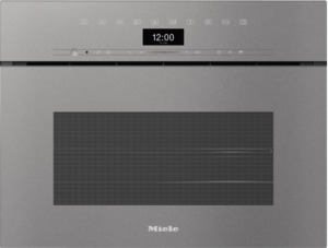 Steam Wall Ovens: Miele DGC 7440 HCX Pro Artline Graphite Grey Combi Steam Oven