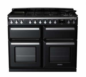 Falcon ESTEL DELUXE 110CM DUAL FUEL FREESTANDING COOKER CHROME SLOW COOK
