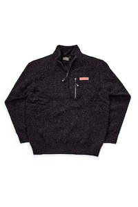 Hoodies Jumpers Ww: NWR5000 Norsewear Ruahine Windblocker with Pocket 1/4 Zip Jersey Charcoal or Navy