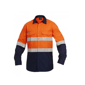 K54880 King Gee Workcool 2 Reflective Spliced Shirt Long Sleeve