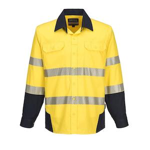Shirts Polos: PW372 Portwest PW3 Hi-Vis Shirt L/S