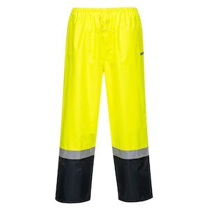 Pants: MP202 Portwest Hi-Vis Contrast Rain Pants