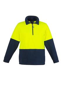 Hoodies Jumpers: ZT460 Syzmik Unisex Hi Vis 1/2 Zip Polar Fleece Pullover