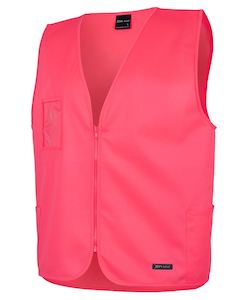 Hi Visibility: 6HVSZ JBs Wear Hi Vis Zip Safety Vest