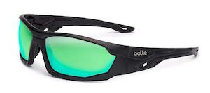 Glasses: PSSMERCP10 Bolle Mercuro Emerald Polarised Safety Glasses