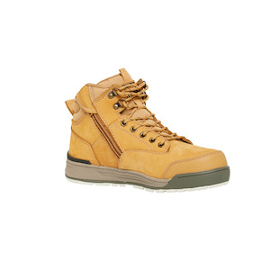 Hard Yakka Boots: Y60200 Hard Yakka 3056 Lace Zip Boot (Wheat)