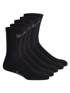 Footwear Accessories: Y20035 Hard Yakka Cotton Crew Work Sock 5 Pack