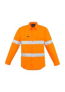 Syzmik: ZW640 Syzmik Mens Hi Vis Hoop Taped Long Sleeve Shirt