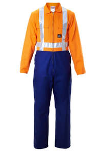 Frontpage: Hard Yakka, Hi Vis Zip Overall, OZ1HVZ00