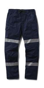 WP-12T FXD Elastic Waist Stretch Ripstop Work Pant Taped