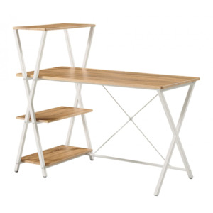 Texarkana Computer Desk With Side Shelving