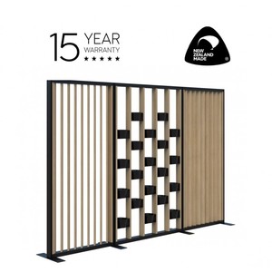 Products: Connect Freestanding Angled Fin/Plant Wall