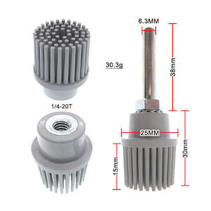 Sandpaper: 1 Inch 25mm Gray Bristle Disc P120