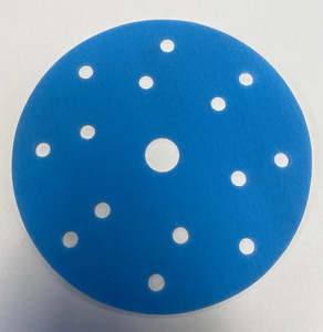Sandpaper: 150mm discs have 15 holes P2000