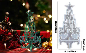 WE WISH YOU A MERRY CHRISTMAS MOULD