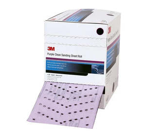 3M Hookit Purple Clean Sanding Roll P320 grade 115mm x 12m 30729