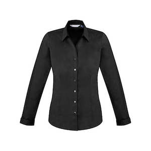 Womens Workwear Hi Vis Clothing: Biz Collection | Ladies Monaco Long Sleeve Shirt | S770LL