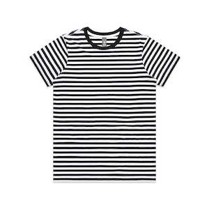 Womens Workwear Hi Vis Clothing: AS Colour | Women's Maple Stripe Tee | 4037