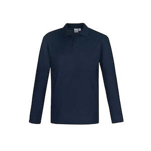 Winter Workwear Non Hi Vis: Biz Collection | Crew Mens Long Sleeve Polo | P400ML