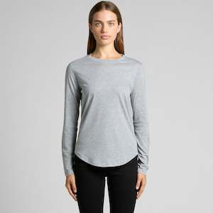 Womens Curve Long Sleeve Tee | 4055