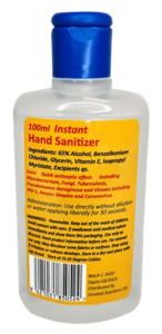 Hand Sanitiser 100ml bottle