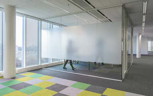 LX Hausys LC55 Frosted Silver Etch Film