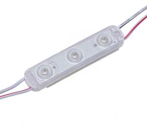 Illuminated Led Modules: 3 Module LED White Clear Lens