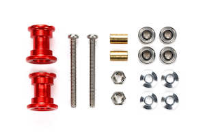 N3 Pro Racing: Tamiya Mini 4wd 95562 LW Double Alu Rollers 9-8mm - Red